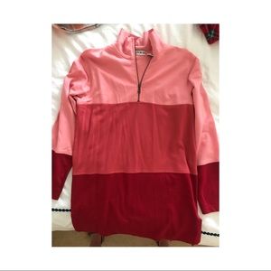 vintage three-tone quarter zip